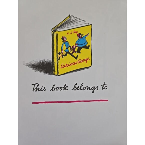 Curious George by H.A. Rey  1969 Hardcover Preowned Book Children' Literature - Picture 8 of 11